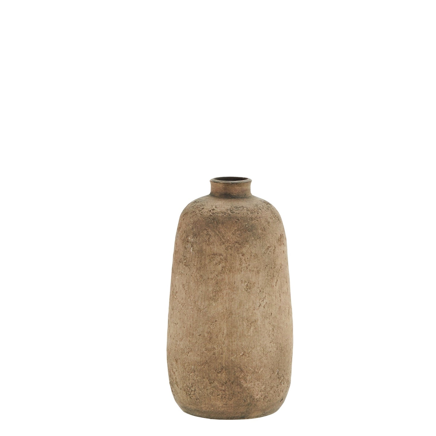 Dark Nude Washed Terracotta Vase - Ivy Nook