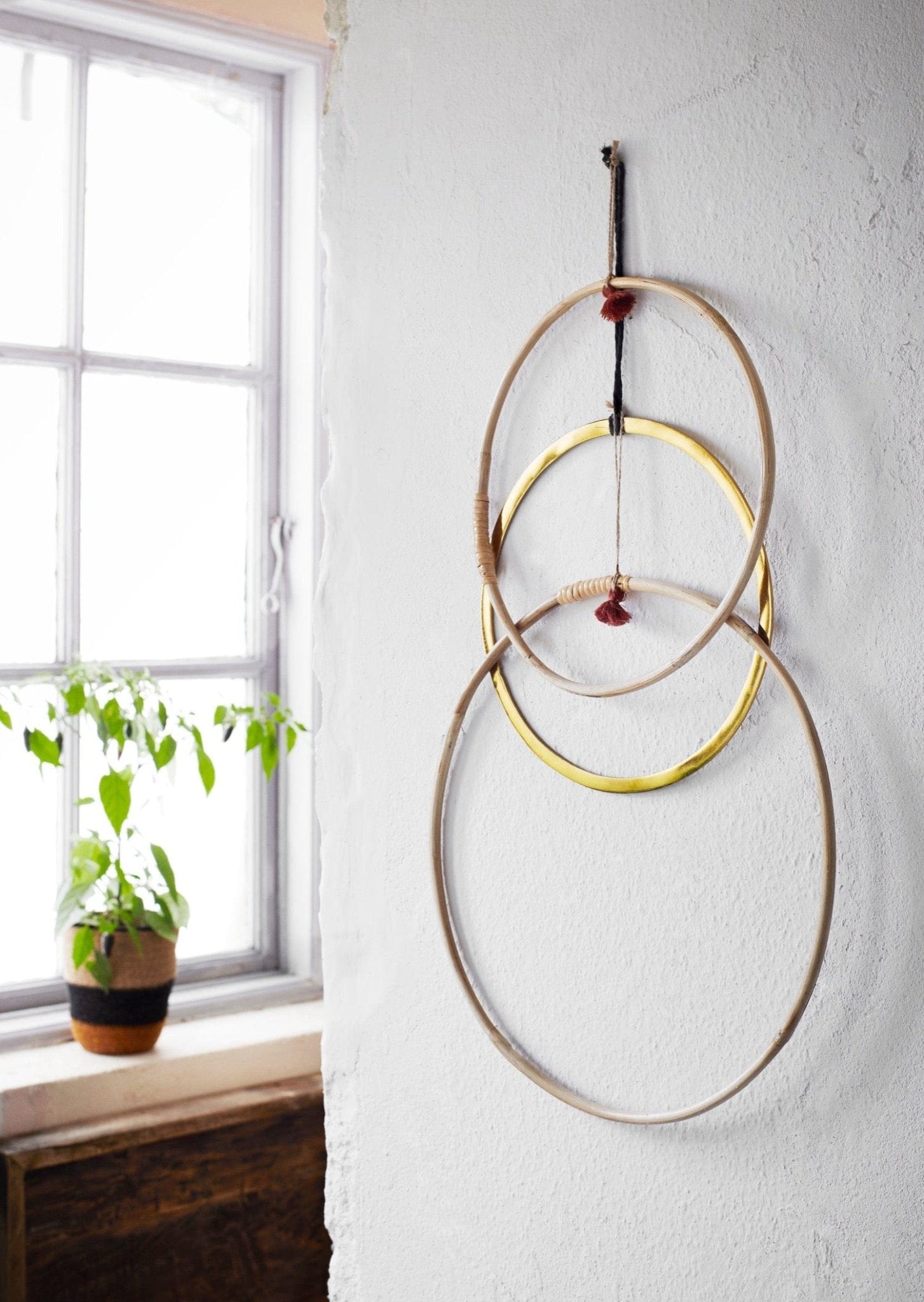 Hanging Bamboo Ring - Ivy Nook