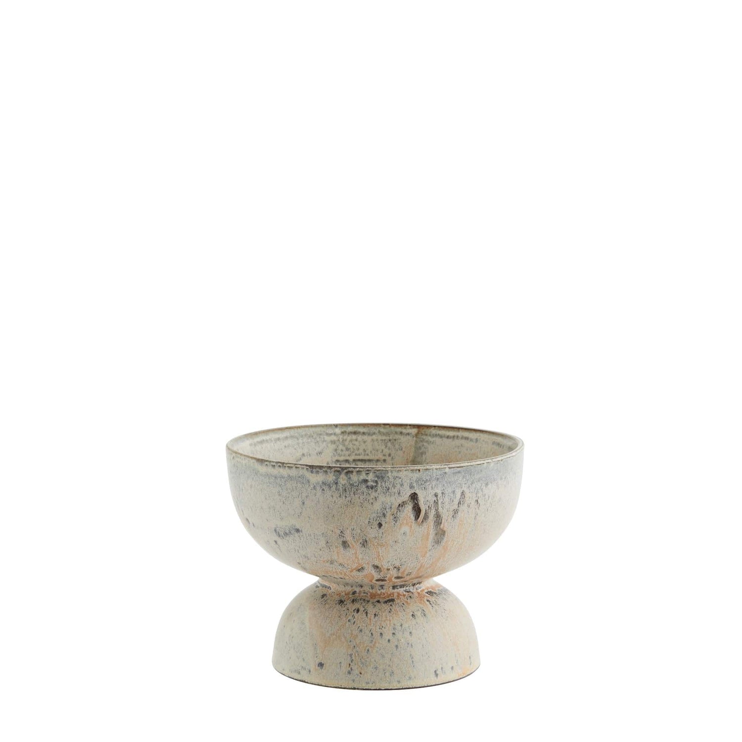 Marbled Bowl Stoneware Pot - Ivy Nook