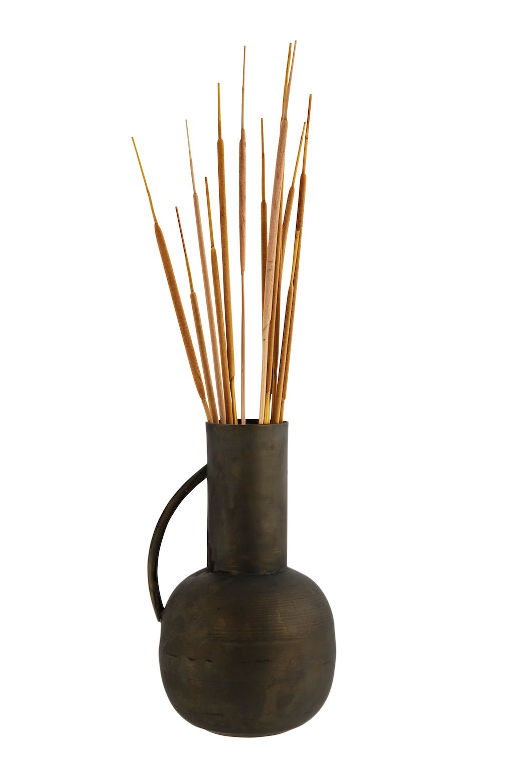Metal Jug Vase: Aged Copper Finish *Pre-Order* - Ivy Nook