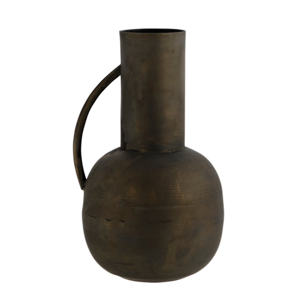 Metal Jug Vase: Aged Copper Finish *Pre-Order* - Ivy Nook