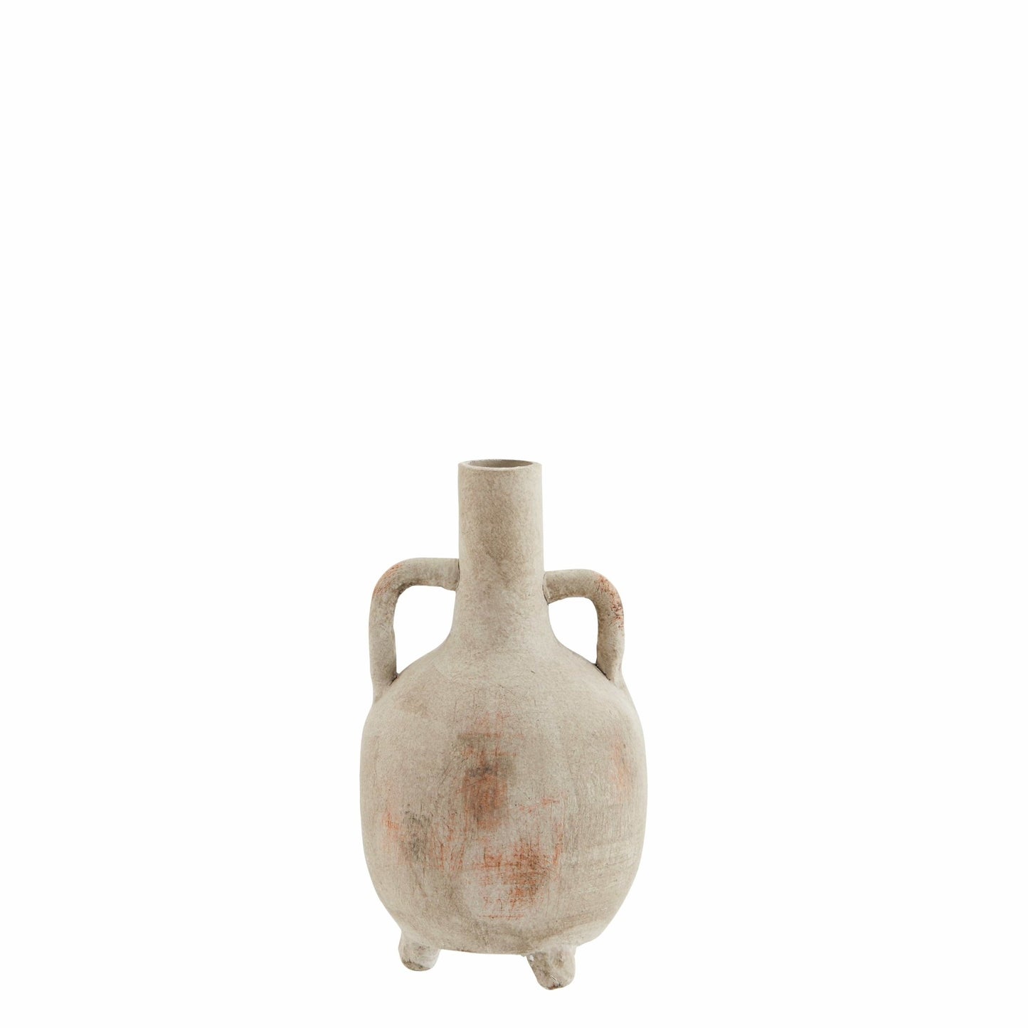 White-washed Terracotta Antique Style Vase - Ivy Nook